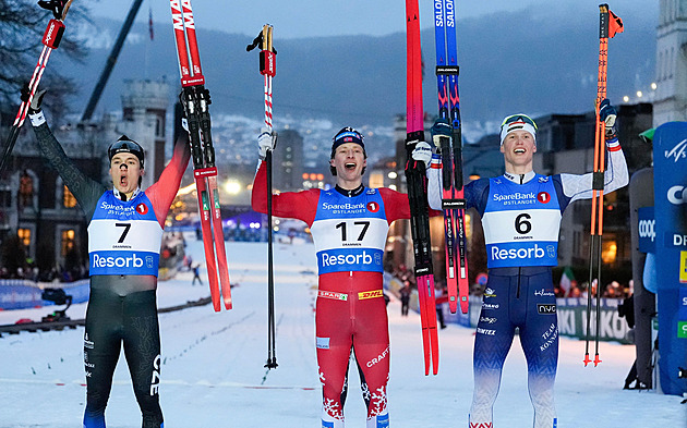 Životní výsledek! Běžec na lyžích Tuž získal ve sprintu v Drammenu druhé místo