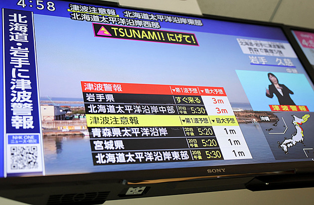 Japonsko zasáhlo silné zemětřesení, k pobřeží se blíží tsunami. Chvělo se i Tokio
