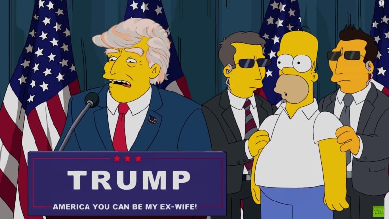 Předpověděl triumf Trumpa, teď tvůrce Simpsonových kandiduje sám. Jsem prorok, láká voliče